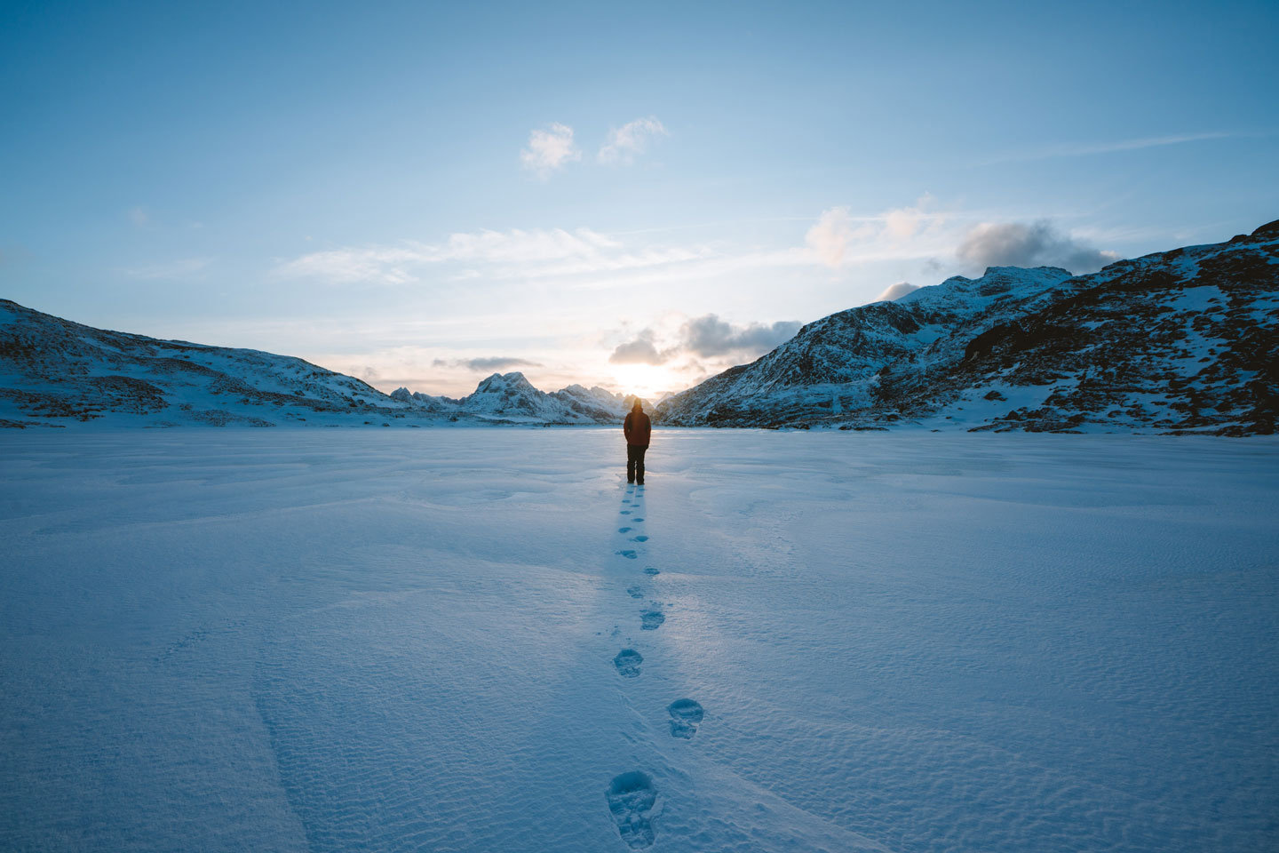 Footprints in the Snow